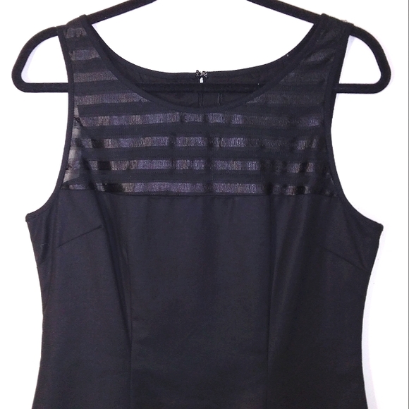 NWOT Unbranded Perfect Bodycon Little Black Dress With Cutout Chest Detail - Picture 2 of 12